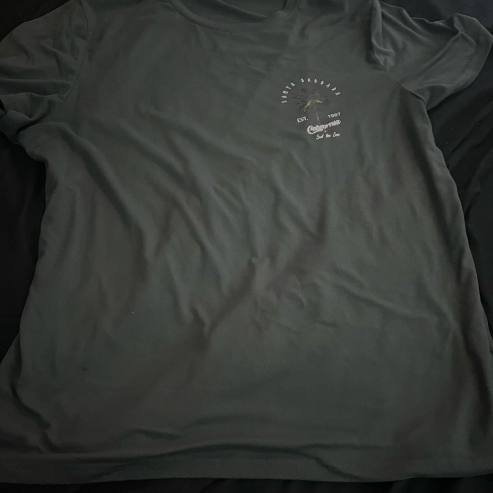 Men's Dark Green Graphic T-Shirt